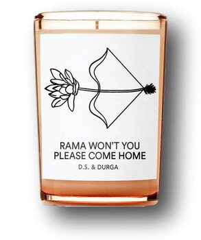 D. S. & DURGA Rama Won't You Please Come Home Candle 200g